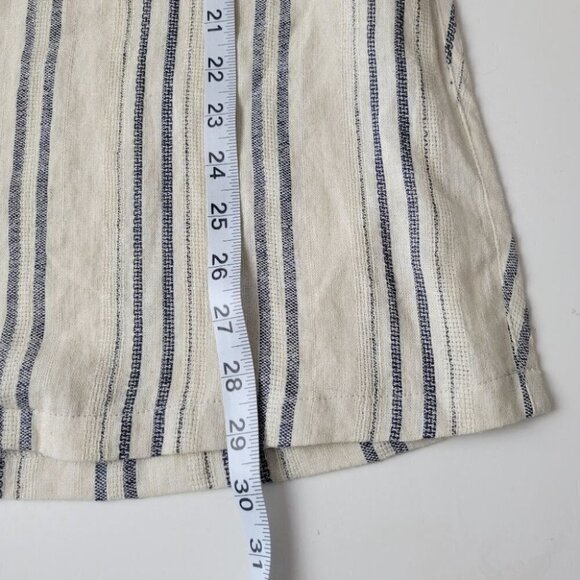 ANTHROPOLOGIE Elevenses Minaret Vest Linen Crochet S - Picture 12 of 13